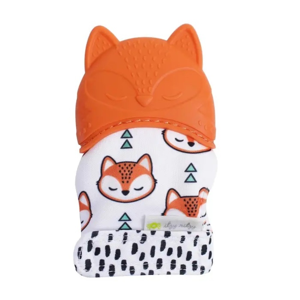Itzy Ritzy Fox Mitten ITZY RITZYTeething Happens Teething Mitt